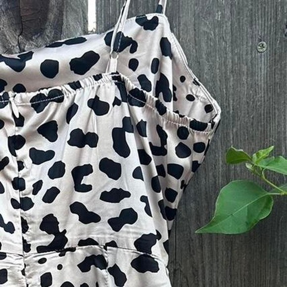 Princess Polly Cheetah Wrap Sundress Size US 8 Bodycon Mini Dress - Picture 7 of 8